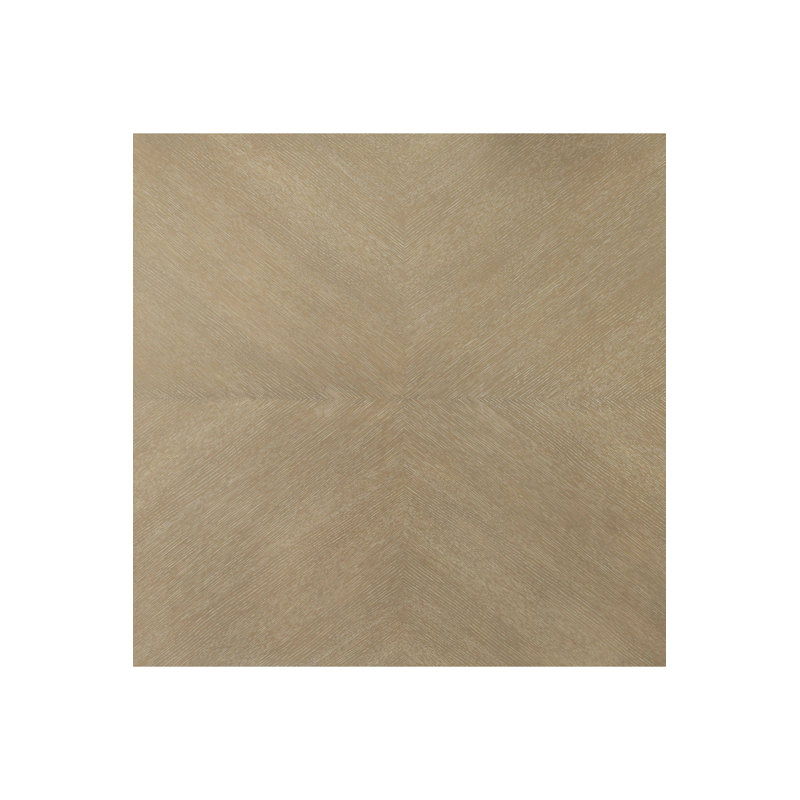 Borghese Solid Oak Dining Table, Wash Oak/Brushed Brass, 39.3701" W x 90.5512" L