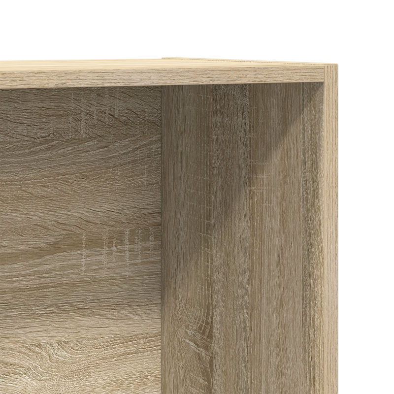 Abelia Bookcase, Sonoma Oak, (4 Shelves) 130cmH x 66cmW x 30cmD