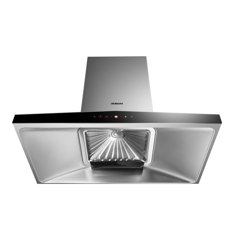 ROBAM Chimney Series 36" Wall Mount Range Hood - 1200 CFM，High Performance，Deep-Trap Design，Delayed shutdown function， A837
