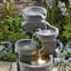 Alwigh Outdoor Sculptural Fountain with Lights