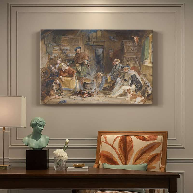 Highland Hospitality-John Frederick Lewis-Toile tendue avec châssis-1832, 24 x 36