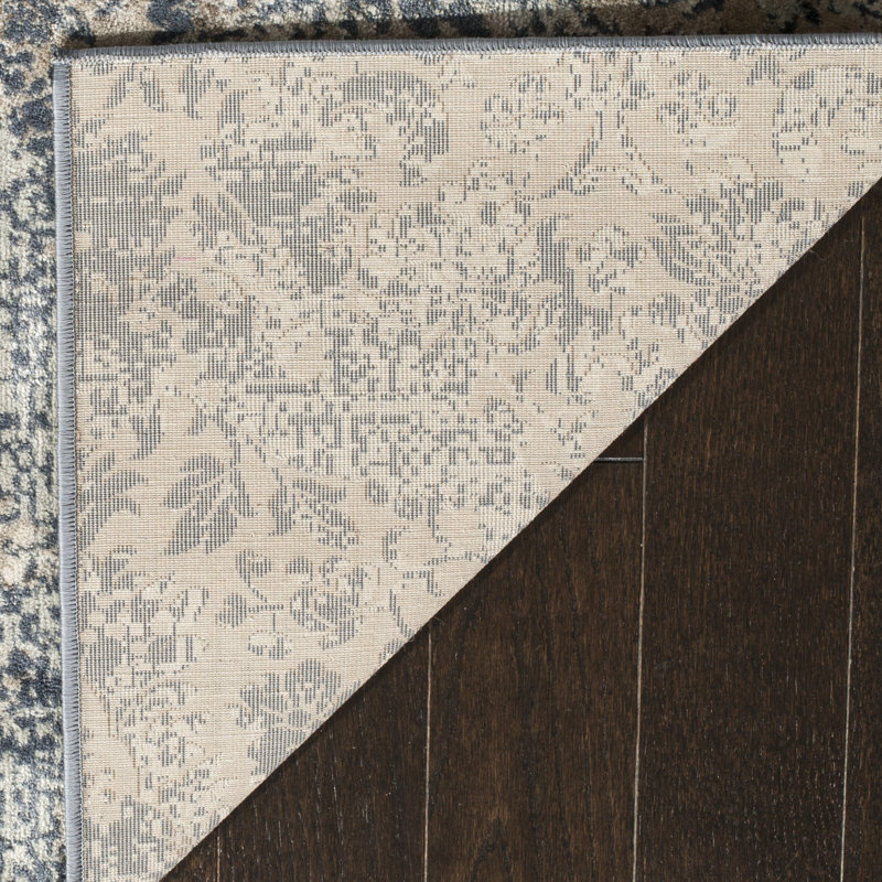 Vintage Performance Abstract Rug, Rectangle 3' x 5'