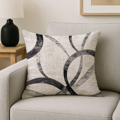 Coussin décoratif intérieur / extérieur gris Modern Modern