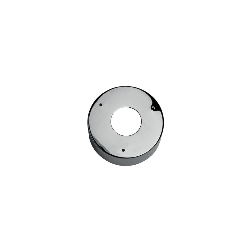 Médaillon de plafond, Argent, H 4,96 po x l 4,96 po x P 1,97 po