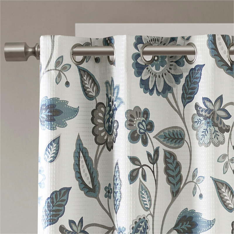Panneau de rideau obscurcissant imprimé Jacquard avec certification Oeko-Tex pour plus d'intimité et de confort