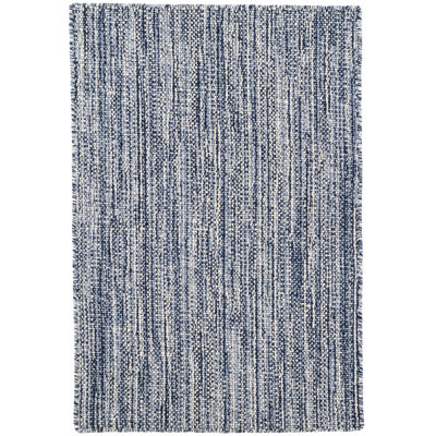 Bella Navy Handwoven Wool Rug