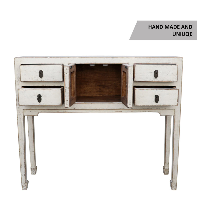 39'' W Console Table, Off White