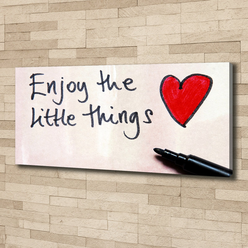 Little Things 1 Piece Wall Art on Canvas