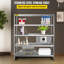 203 cm W Stainless Steel Shelving Unit