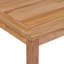 Ensemble de salle à manger de jardin 7 pièces en bois de teck massif 78,7 x 39,4 vidaXL-1238878866