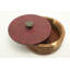 Porte-tortilla en bois rouge