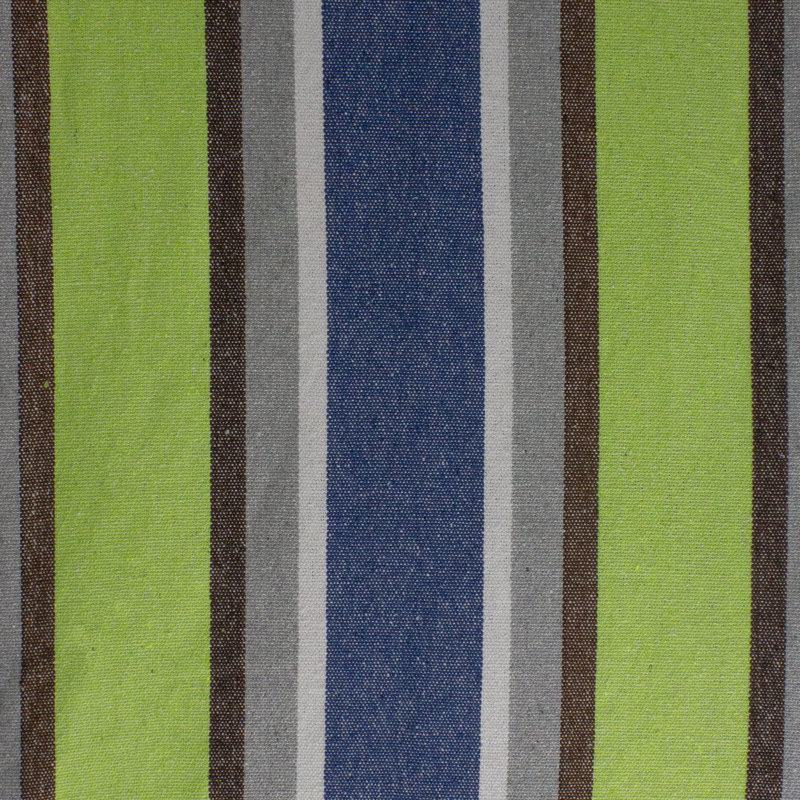 Hamac double rayé, H 1 po x l 58,75 po x P 76 po, Bleu / vert