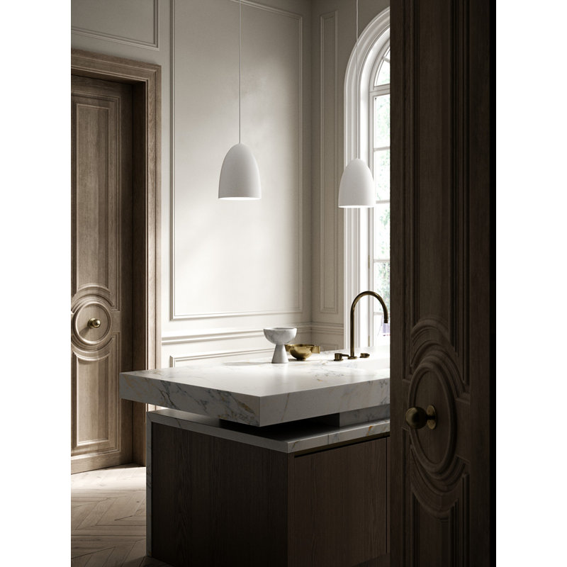1 - Light White Single Pendant