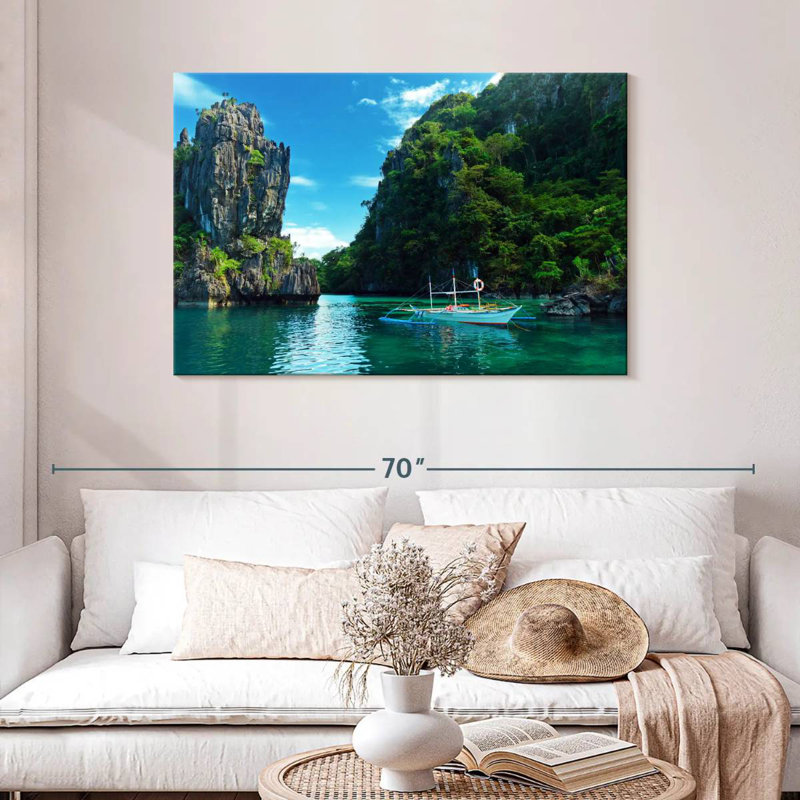 Bateau Mehar Tropical El Nido, H 30 po x l 45 po
