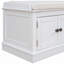 Banc rembourré avec rangement et 2 tiroirs pour la chambre à coucher, siège rembourré-106730271