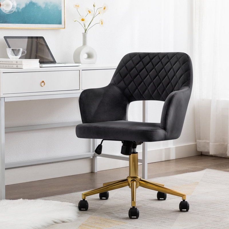 Rundelle Office Swivel Chair, Black