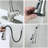 Pull Down Single Handle  Kitchen sink Faucet in brushed nickel