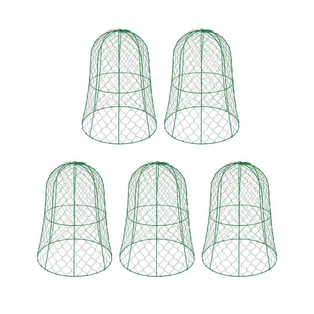 YaoTown Plant Protector and Cover Garden Wire Cloche Accessory (Set of 5) YaoTown 