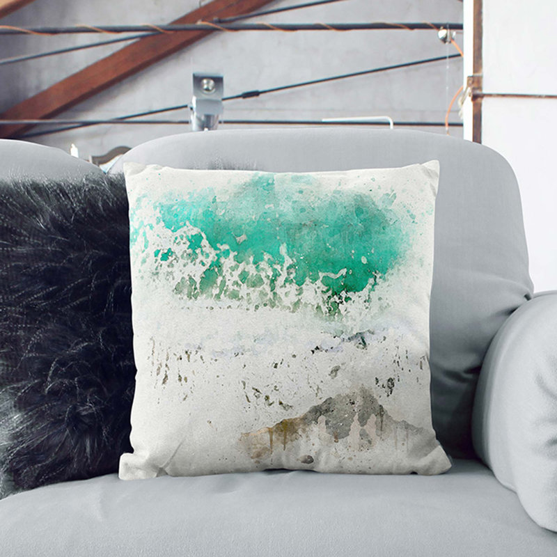 Square Throw Cushion, 40cm H x 40c m W x 15cm D