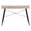 Bureau d'ordinateur, bureau d'écriture avec tablettes de rangement et pieds en métal-71690139