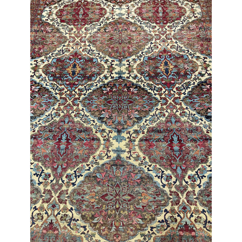 Tapis turc Oushak ivoire 8 x 15