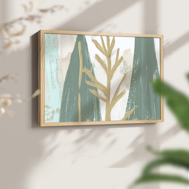 Chirstmas Art-CXVIII -Framed Print - Restickable, H 8 po x l 10 po, Naturel