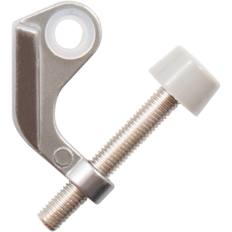 Butée de charnière en zinc, Chrome satiné