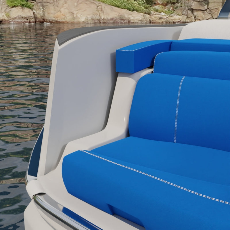 Tissu Odyssey, Bleu côté lac