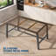 Table de salle à manger industrielle 63 po pour 4-6 personnes, table de cuisine rustique avec structure en métal robuste, capacité de 300 lb, brun-129848550