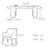 4-cube open-shelf leg design desk