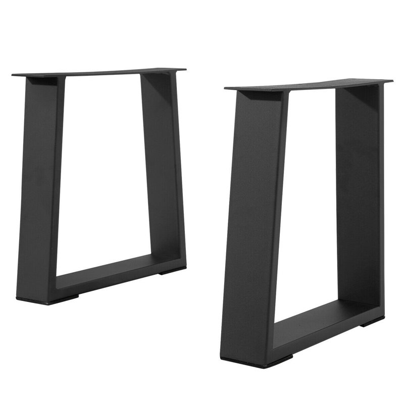 Pied de table en métal Erice, H 16 po x l 15,75 po x P 3,13 po