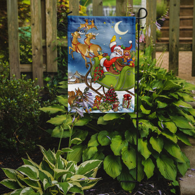 Zaven Double Sided Polyester Christmas Garden Flag