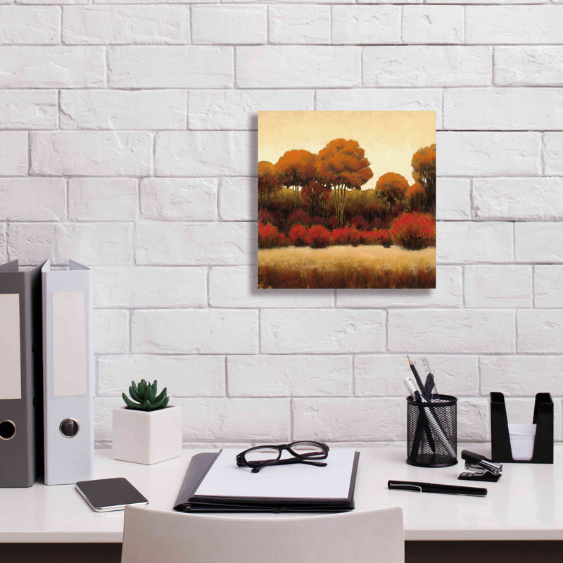 «Xaelah Autumn Forest II on Canvas» par James Wiens, reproduction, H 12 po x l 12 po x P 0,75 po