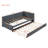 Upholstered Daybed With Trundle Twin Size Sofa Bed Frame No Box Spring Needed-924194797