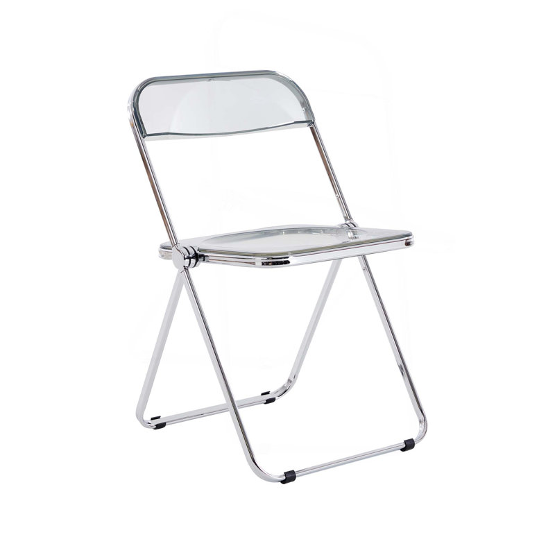 Chaise pliante en plastique, Gris