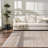 Jasha Checkered Beige/Brown Area Rug-1935798716