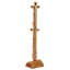 Traditional Cedar Log Floor Coat Tree with Pegs