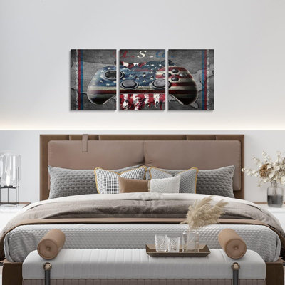 3 Piece Wrapped Canvas Wall Art