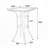 Bar Stools Set with glass table