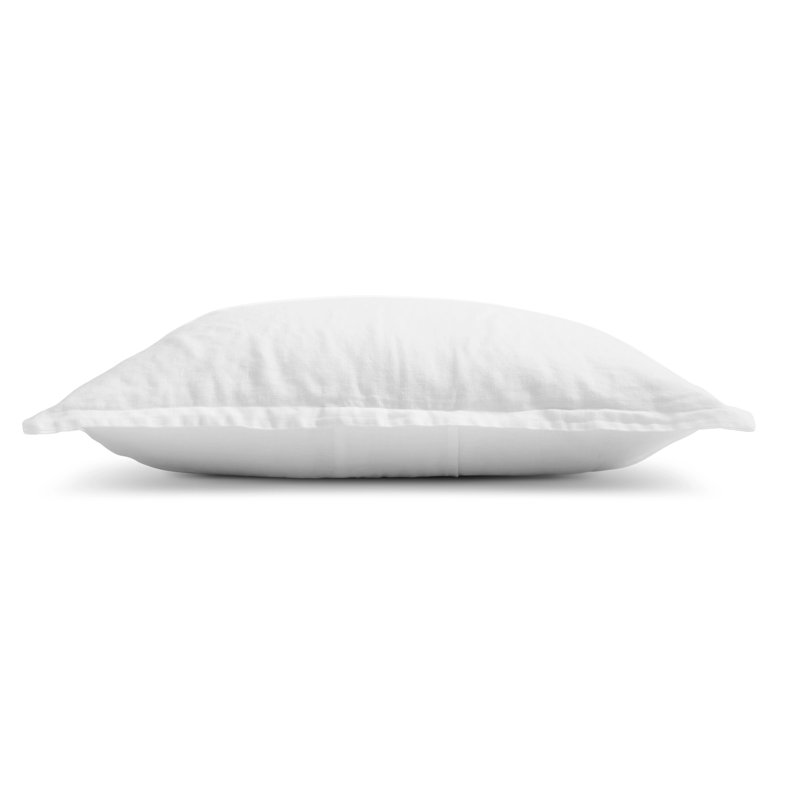 Stone Washed Duvet Cover, Queen Duvet Cover + 2 Queen Shams, White