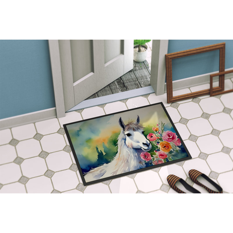 Linxi Non-Slip Doormat, 18'' W x 27'' L