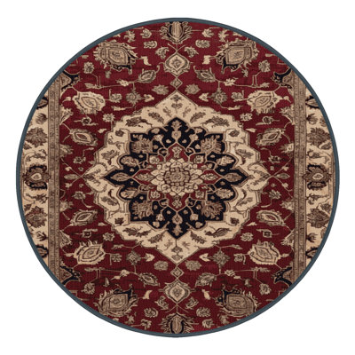 Machine Washable Persian Brown Area Rug