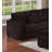 4Pc Modern Sectional Set Coffee Finish Left And Right Arm Loveseat Matching Pillow Square Arms Cocktail Ottomanplastic Legs Primary Living Room-2097747658