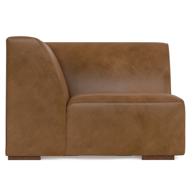 Rex Corner Sofa Module, Caramel Brown