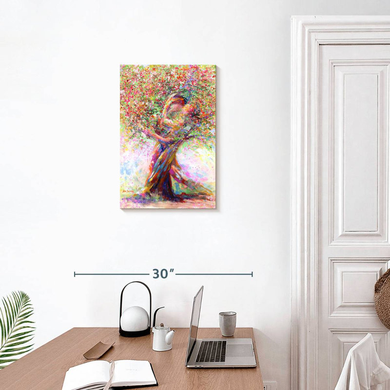 Vibrant Tree Of Love, 24" H x 16" W