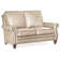 Reddish Leather Loveseat