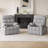 Catherne 34.3" Wide Upholstered Manual Recliner-106885252