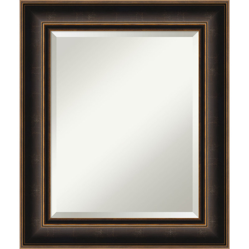 Earnst Solid Wood Wall Mirror, Rectangle, 25.75"H x 21.75"W
