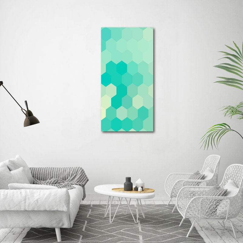 Geometric Background - Wrapped Canvas Print