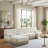 L-shaped, breathable, comfortable fringe-trimmed sofa-128969661-128969662